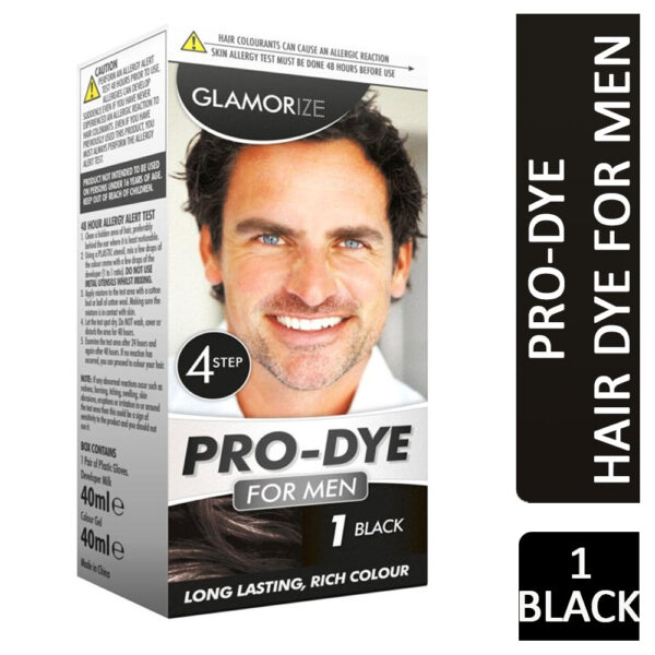 Pro-Dye For Men Permanent Dye Black