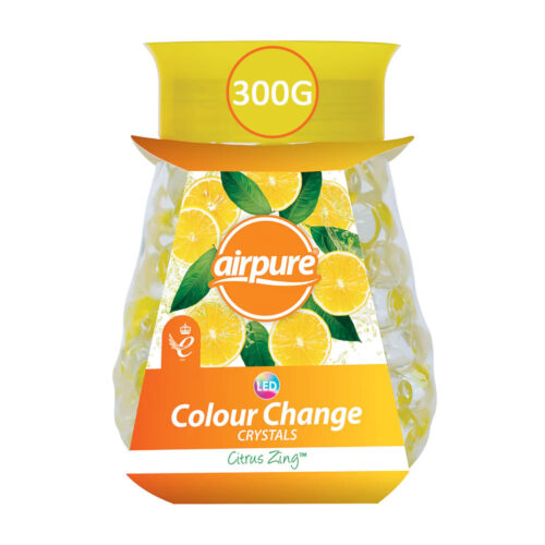 AirPure Colour Changing Crystals Air Freshener Citrus Zing 300g