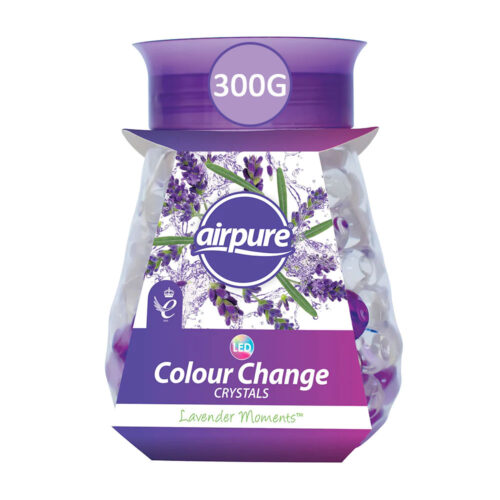 AirPure Colour Changing Crystals Air Freshener Lavender Moments 300g