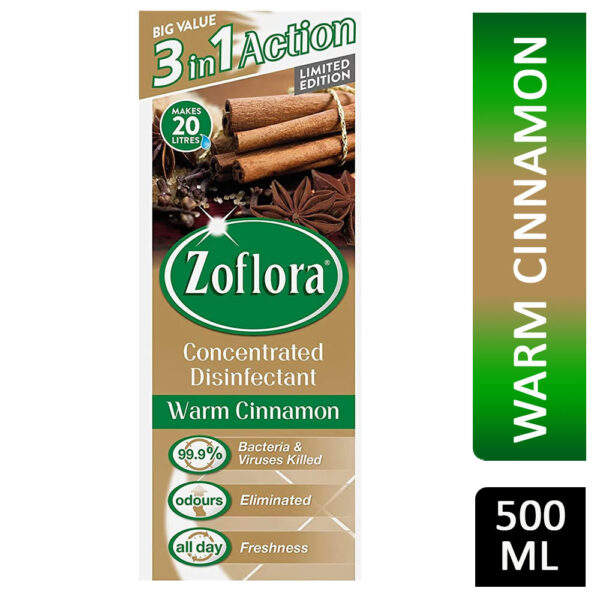 Zoflora Concentrated Disinfectant Warm Cinnamon 500ml