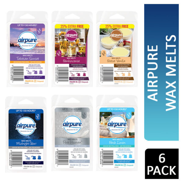 Airpure Wax Melts Type May Vary 6 Pack