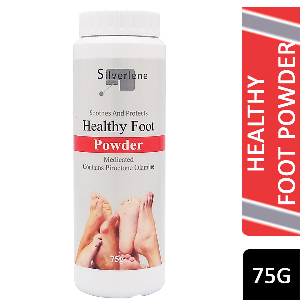 Silverlene Medicated Healthy Foot Powder 75g
