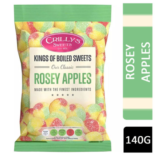Crilly's Sweets Rosey Apples 140g