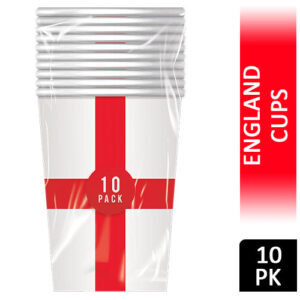 England Printed Paper Cup 270ml 10pk