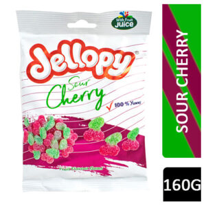 Jellopy Sour Cherry Gummies 160g