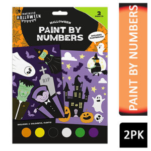 Fangtastic Halloween Crafts Halloween Paint By Numbers 2pk
