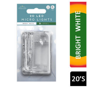 North Star Lighting 20 Micro LED Battery Operated Lights - Bright White
