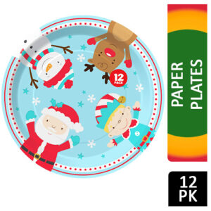 Christmas Paper Plates 12pk
