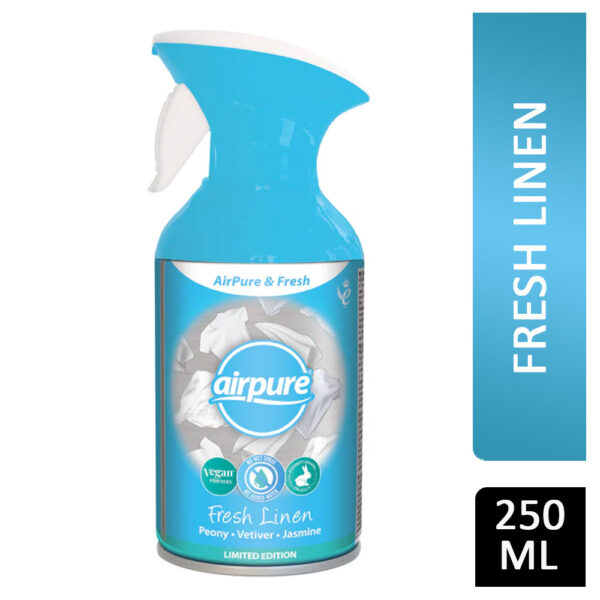 Airpure & Fresh Air Freshener Fresh Linen 250ml