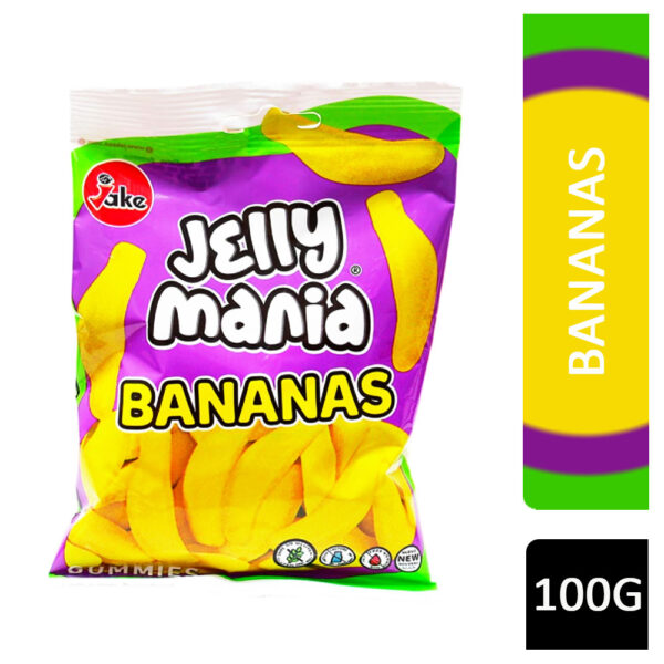 Jelly Mania Gummies Bananas 100g