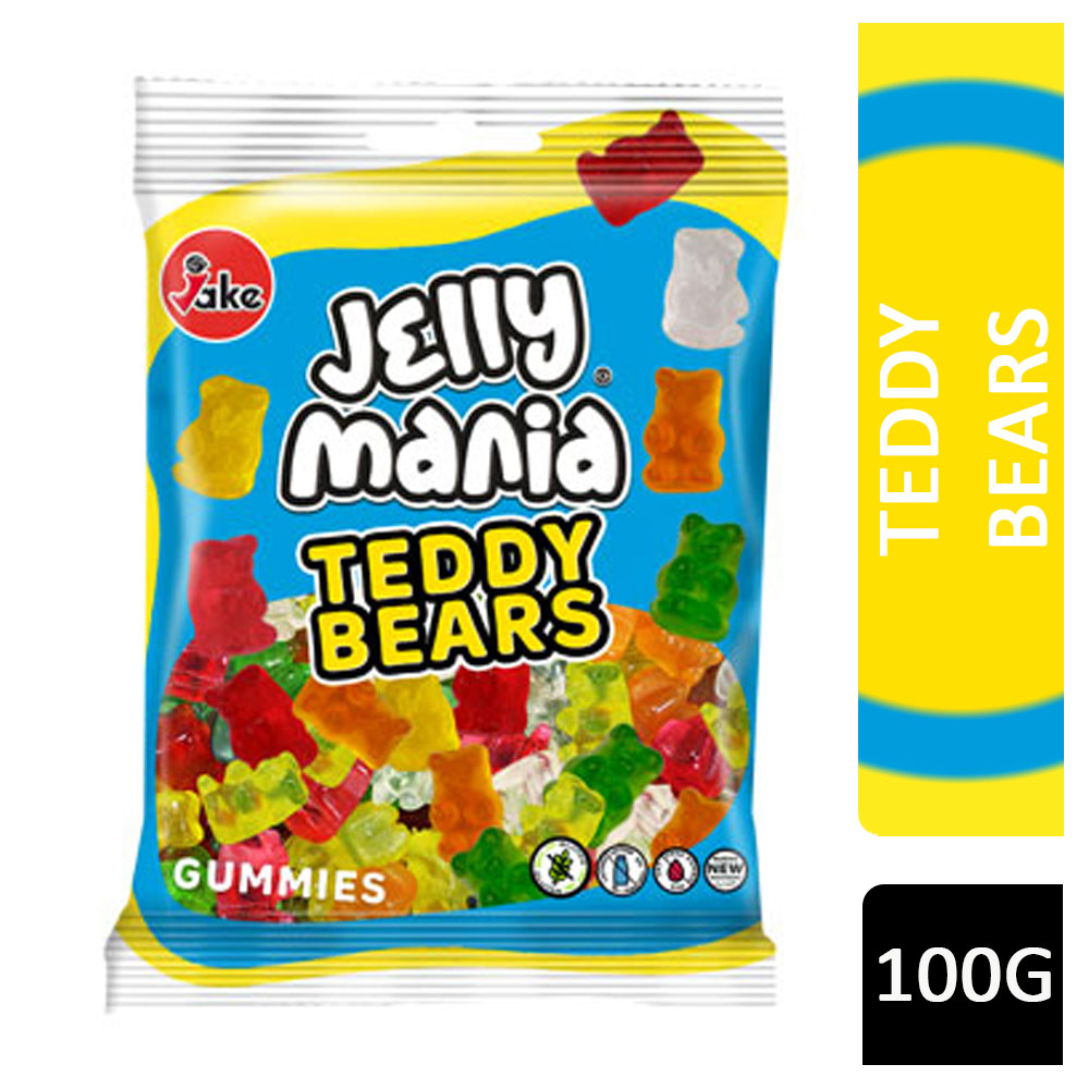 Jake Jelly Mania Gummies Teddy Bears 100g