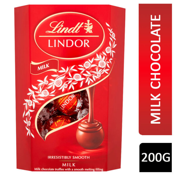 Lindt Lindor Milk Chocolate Truffles 200g Ops 3799