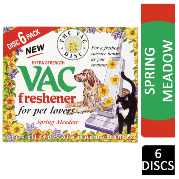 Vac Disc Freshener Spring Meadow 6s