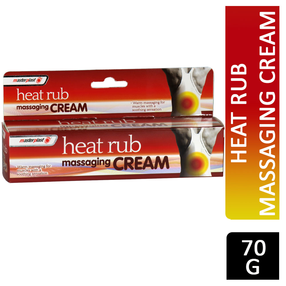 Master Plaster Heat Rub Massaging Cream 70g