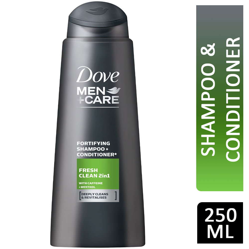 Dove Men +Care Fresh Clean Shampoo & Conditioner 250ML
