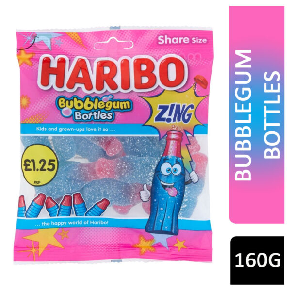 Haribo Bubblegum Bottles 160g PM £1.25