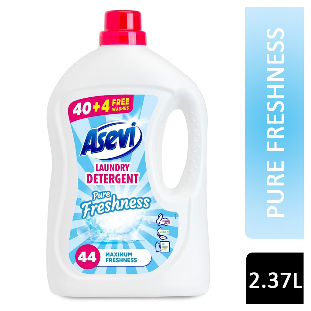 Asevi Liquid Laundry Detergent Pure Freshness 44 Wash 2.37L
