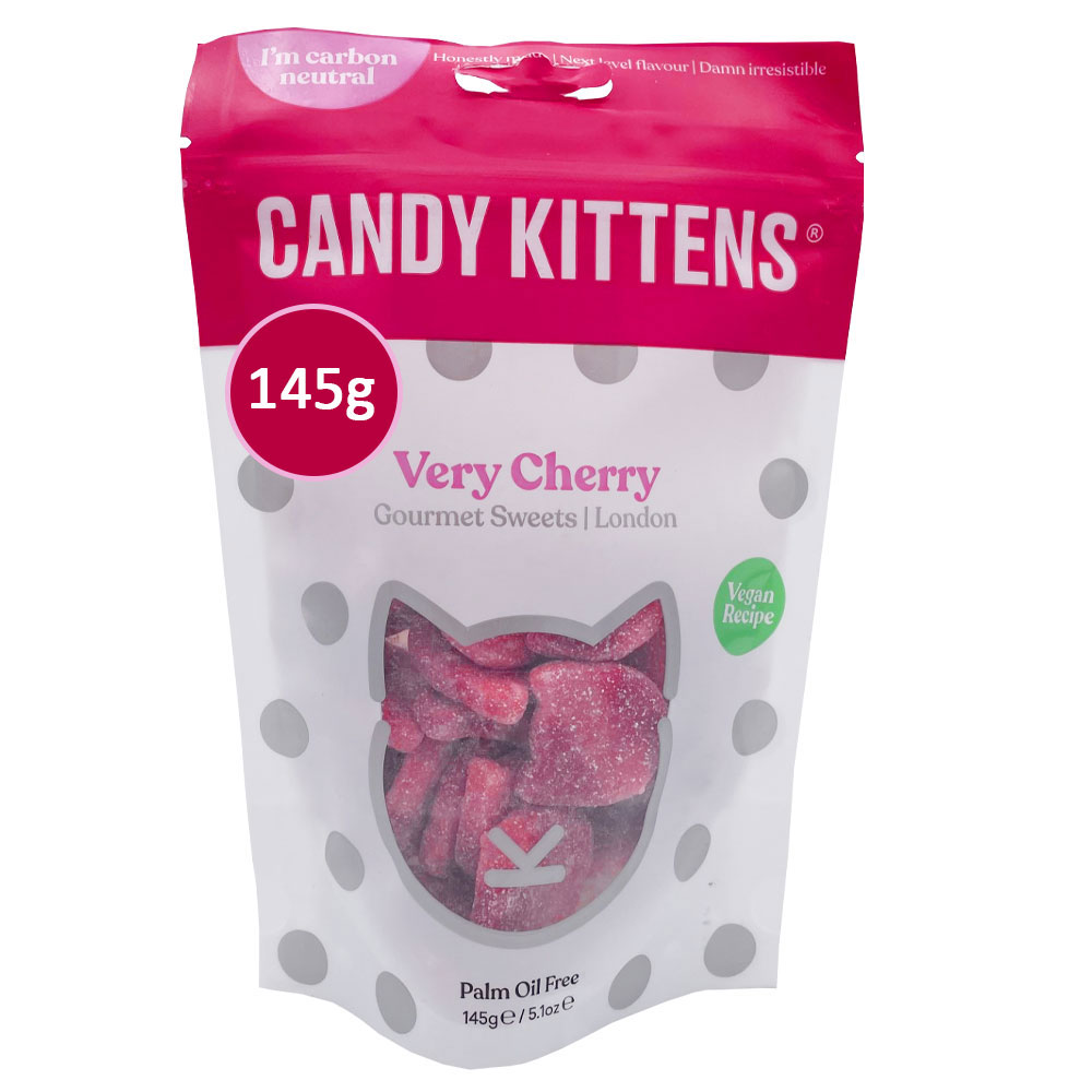 Candy Kittens Very Cherry Gourmet Sweets 145g Ops 5597