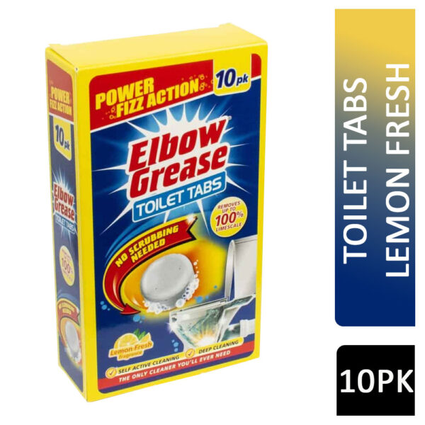 Elbow Grease Toilet Tabs Lemon Fresh 10pk