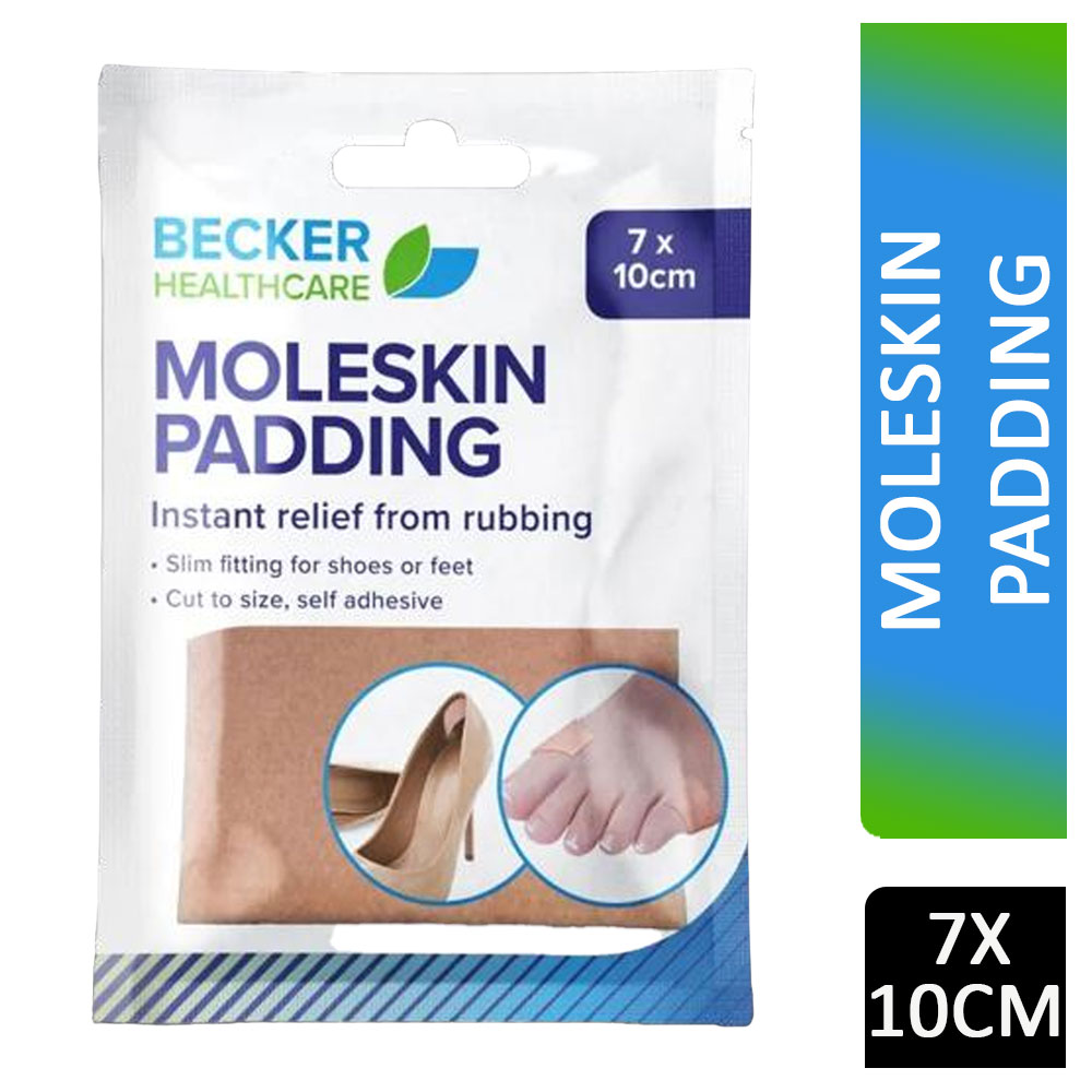 Becker Healthcare Moleskin Padding 7x10cm