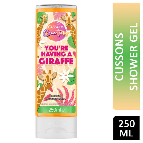 Cussons Creations You're Having A Giraffe Shower Gel Apricot and Jungle Papaya 250ml