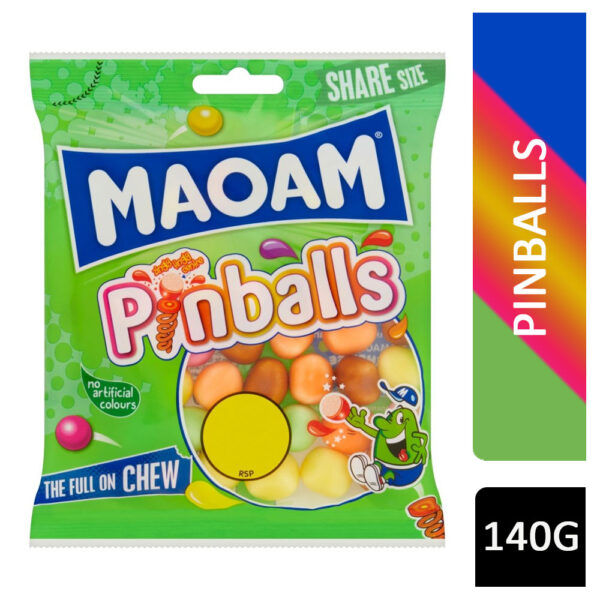 Maoam Pinballs 140g PM £1.25