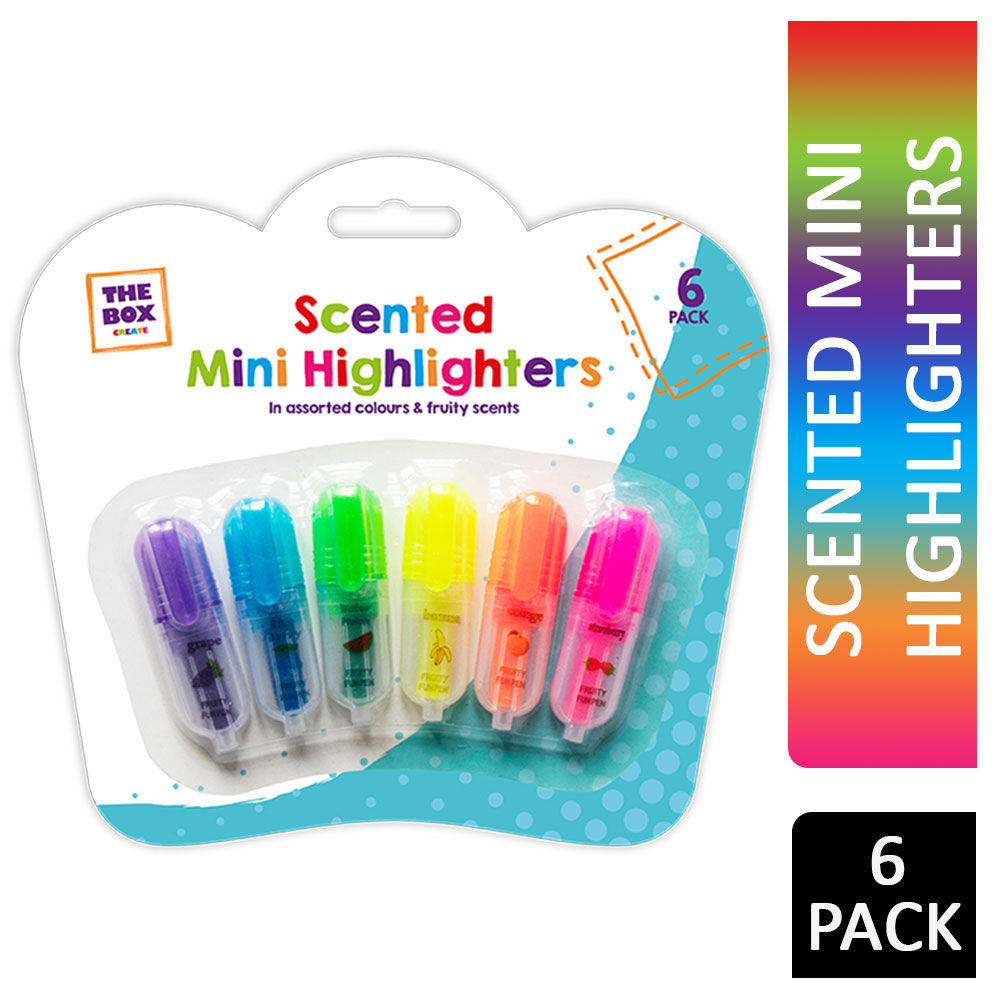 The Box Scented Mini Highlighters 6 Pack