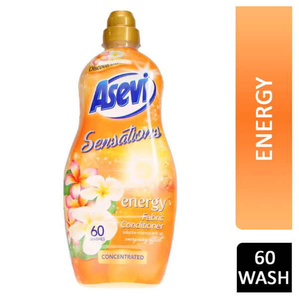 Asevi Sensations Fabric Conditioner Energy 60 Wash 1.32L