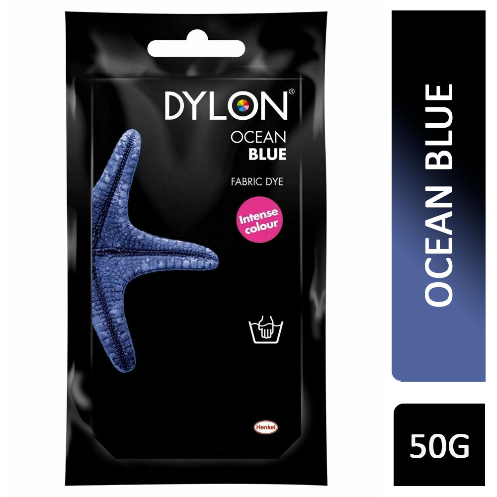 Dylon Hand Fabric Dye Ocean Blue 26 50g