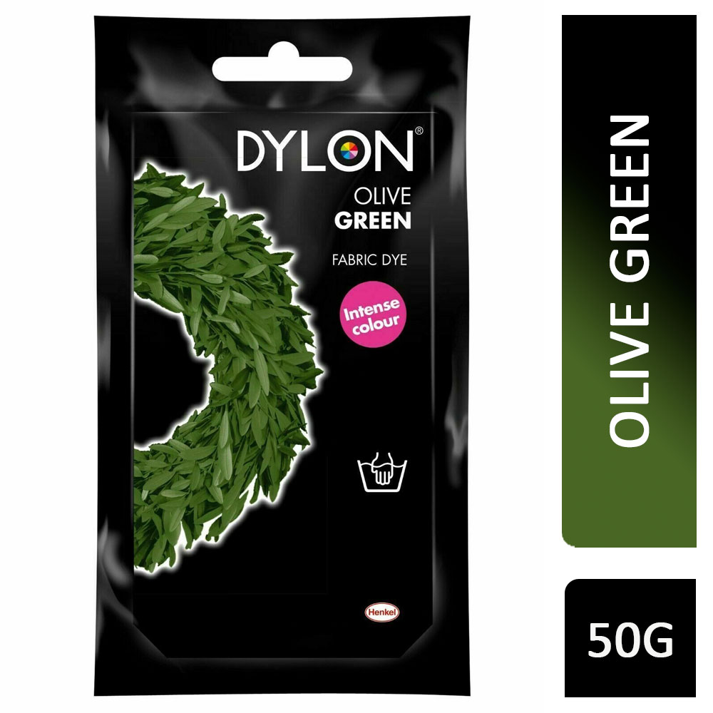 Dylon Hand Fabric Dye Olive Green 34 50g