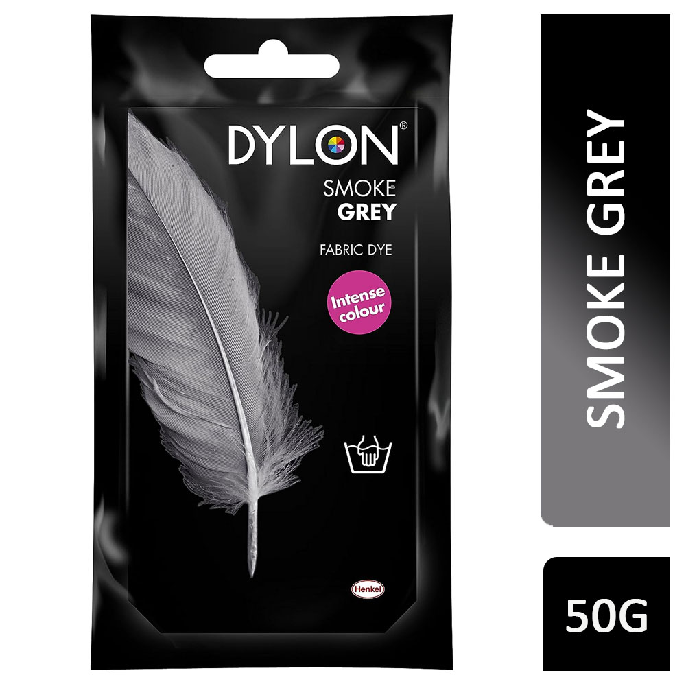 Dylon Hand Fabric Dye Smoke Grey 65 50g