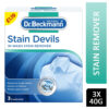 Dr Beckmann Stain Devils In-Wash Stain Remover 3x40g