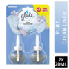 Glade Plug-In Refill Pure Clean Linen 20ml Twin Pack