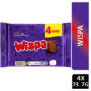 Cadbury Wispa Chocolate Bar 4x23.7g PM £1.35