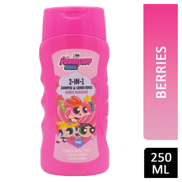 Powerpuff Girls 2-In-1 Shampoo & Conditioner Berries 250ml