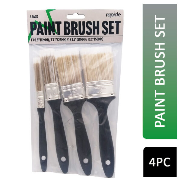 Rapide Paint Brush Set 4pc