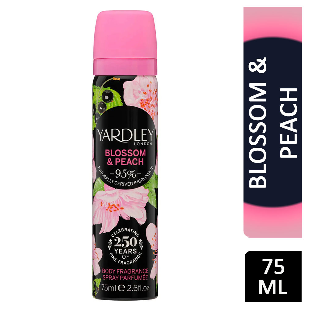 Yardley Body Fragrance Spray Blossom & Peach 75ml