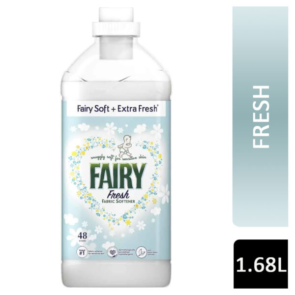 Fairy Fabric Softener Fresh 48 Wash 1.68L