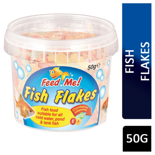 Feed Me! Fish Flakes Tub 50g