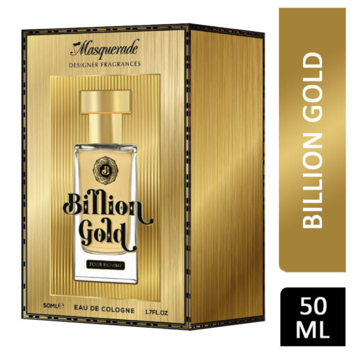 Masquerade Billion Gold Eau De Cologne 50ml