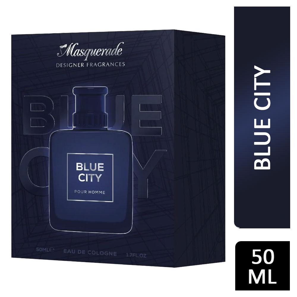 Masquerade Blue City Eau De Cologne 50ml