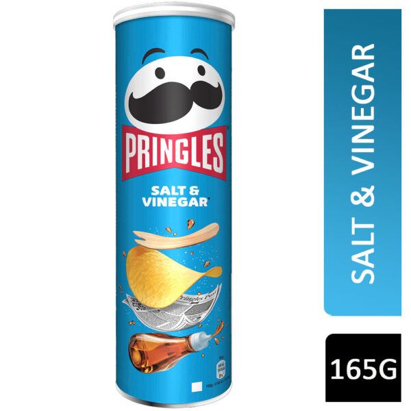 Pringles Crisps Salt & Vinegar 165g