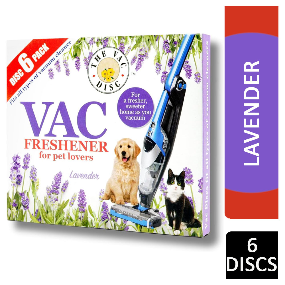 Vac Disc Freshener Lavender 6s