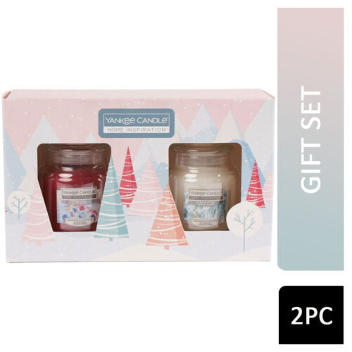 Yankee Candle Gift Set Holiday Magic & Snow Dusted Pine 2pc