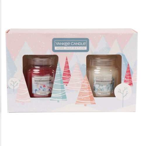 Yankee Candle Gift Set Holiday Magic & Snow Dusted Pine 2pc