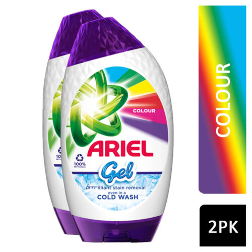 Ariel Laundry Gel Colour 54 Washes 2x945ml