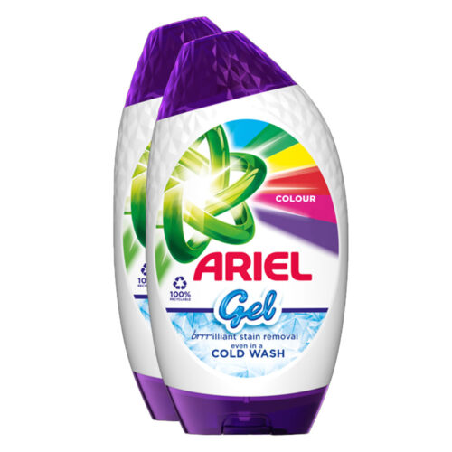 Ariel Laundry Gel Colour 54 Washes 2x945ml