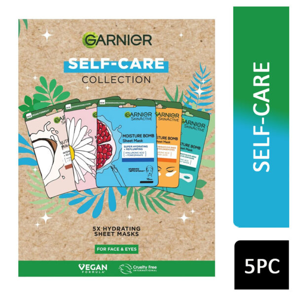 Garnier Self-Care Sheet Mask Collection 5pc