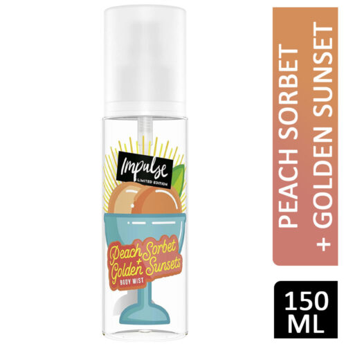 Impulse Peach Sorbet + Golden Sunsets Body Mist 150ml