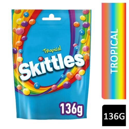 Skittles Tropical Pouch Bag 136g